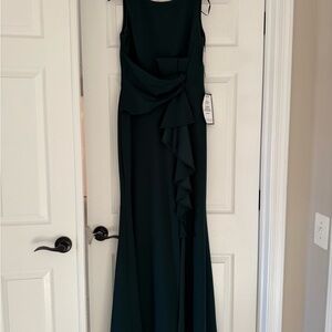 Betsy & Adam Dark Green Maxi Dress